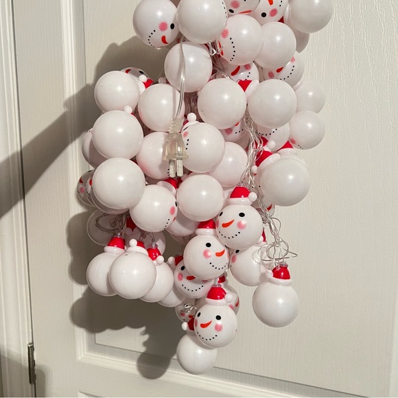 🆕Christmas snowman decoration LED string lights 8 modes - Picture 7 of 8